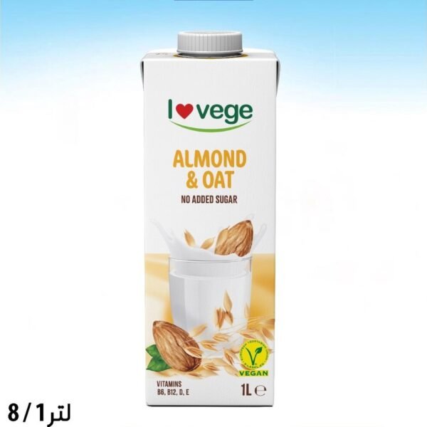 شراب اللوز والشوفان العضوي